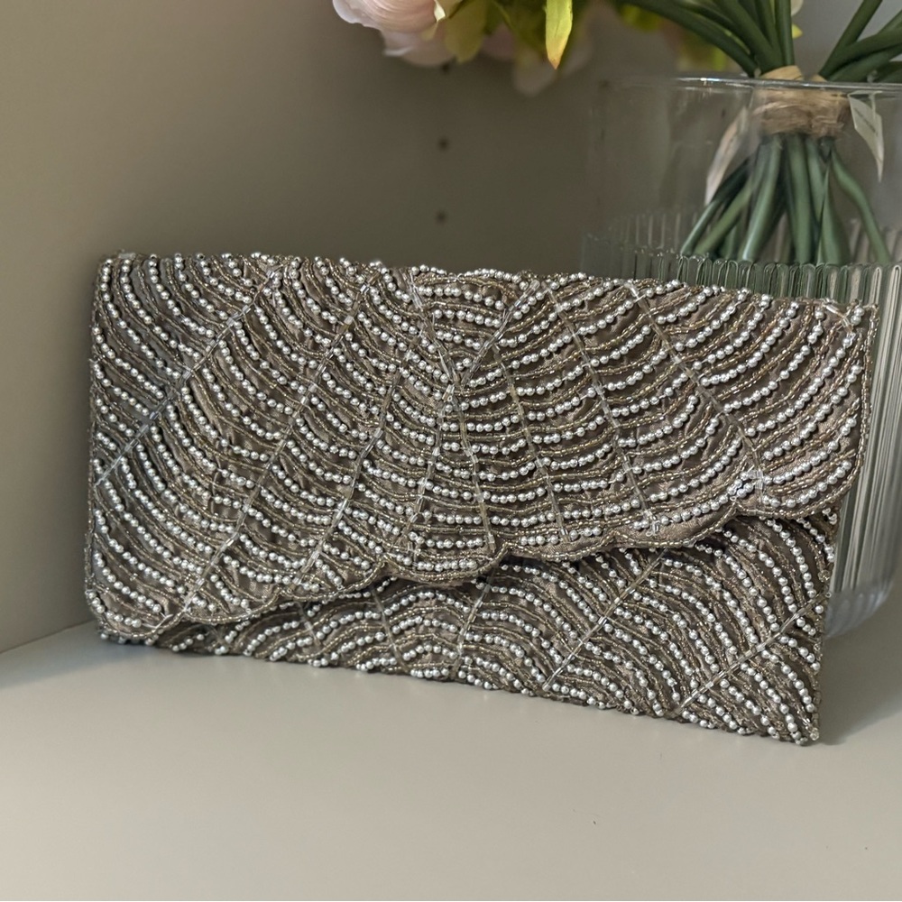 RW&CO. Beaded Clutch